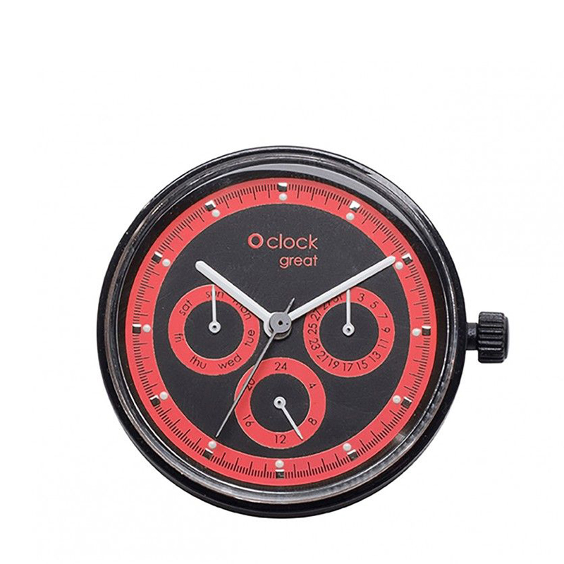 Mechanizm zegarka O clock great Racing Fluo corallo