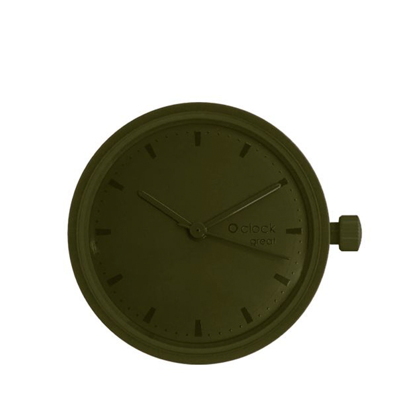 Mechanizm zegarka O clock great Tone on tone Olive