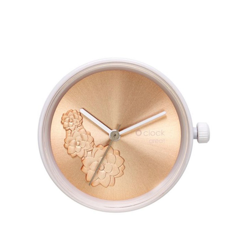 Mechanizm zegarka O clock great Waterlilies Oro rosa