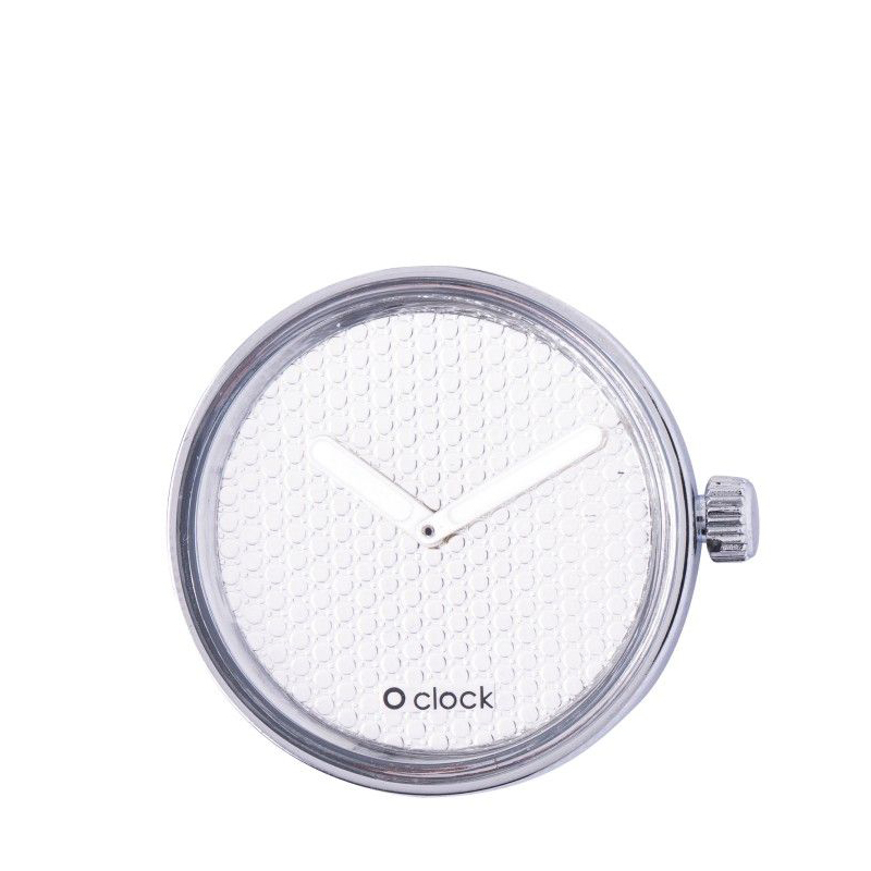 Mechanizm zegarka O clock Pave argento