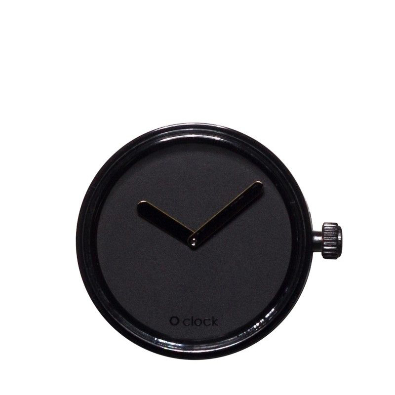 Mechanizm zegarka O clock Total Nero