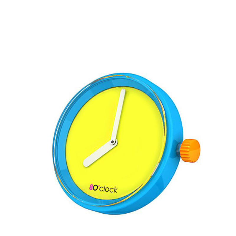 Mechanizm zegarka O clock Fluo giallo