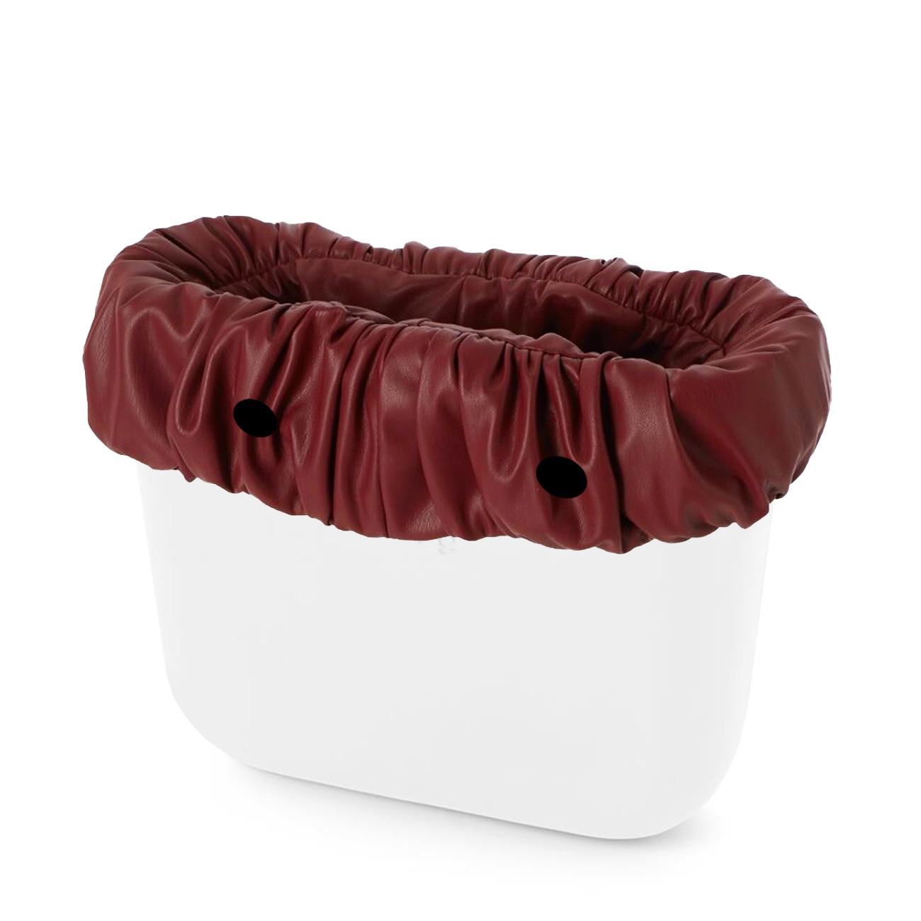 Opaska O bag mini Rouche nappa Bordeaux