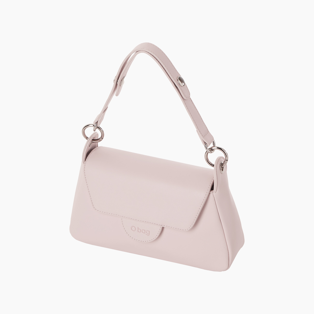 Torebka O Bag Paris Sintetico Nappa Easy Smoke Pink OUTLET