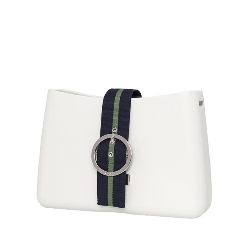 Chiusura O bag glam Nastro riga stretta Verde inglese