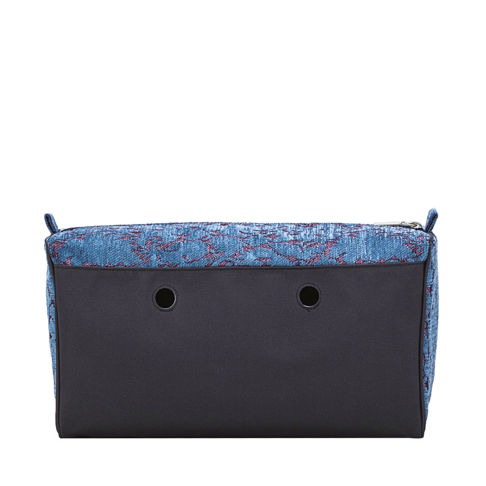 Organizer O bag city Velluto floreale Avio
