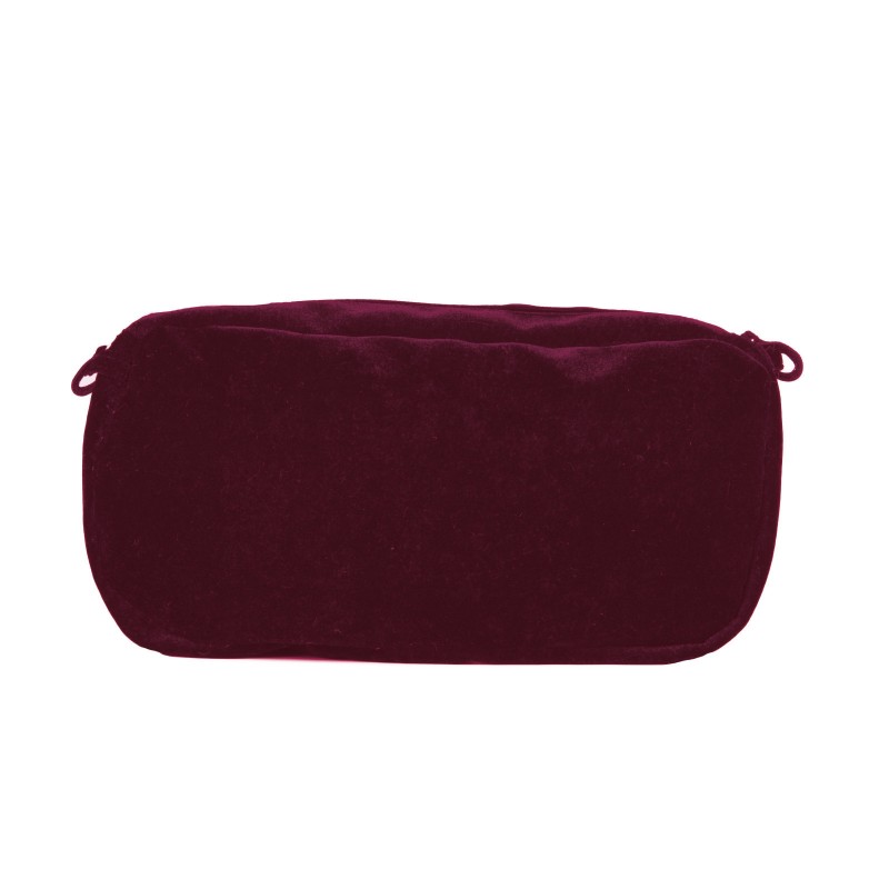 Organizer O bag moon Velluto liscio Bordeaux