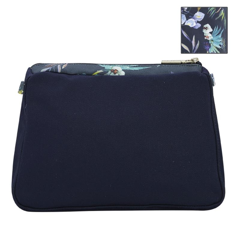 Organizer O bag glam Stampa japan Blu navy