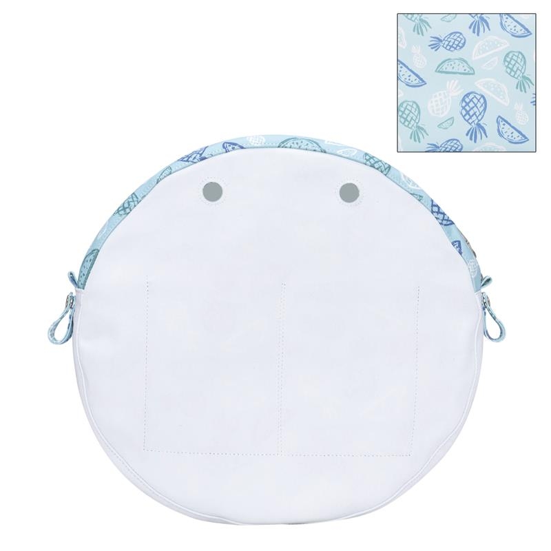 Organizer O bag twist mini Pineapples Turchese