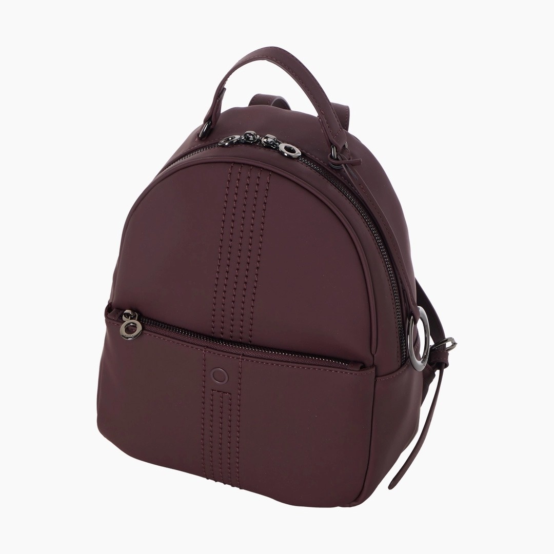 Plecak O bag Thuile Tessuto Gommato Burgundy