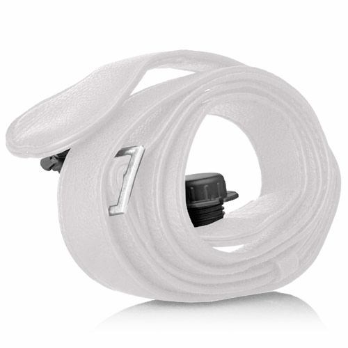 Pasek naramienny O bag basket Eco skóra Bianco