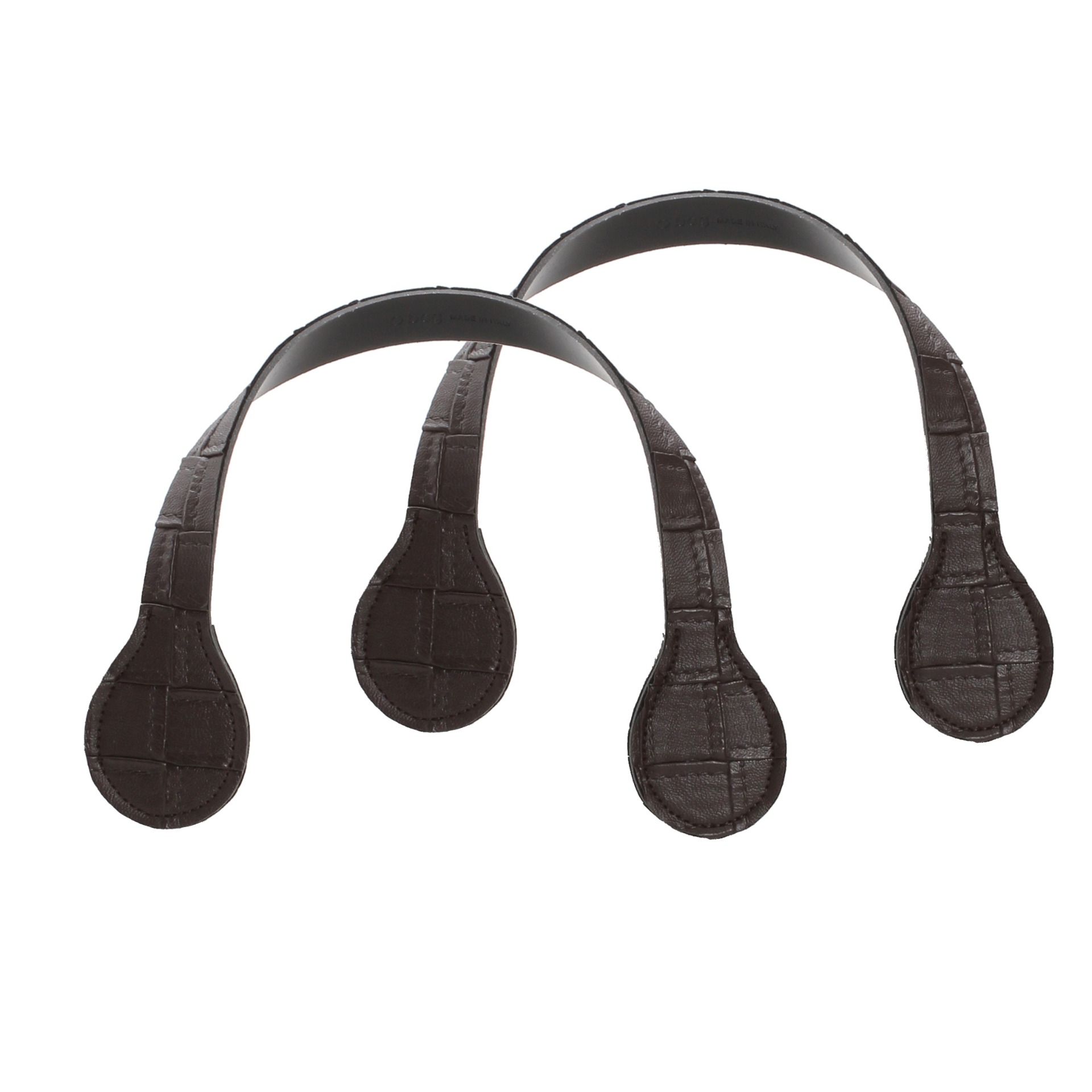 Uchwyty krótkie Eco skóra Goccia patch Testa Di Moro