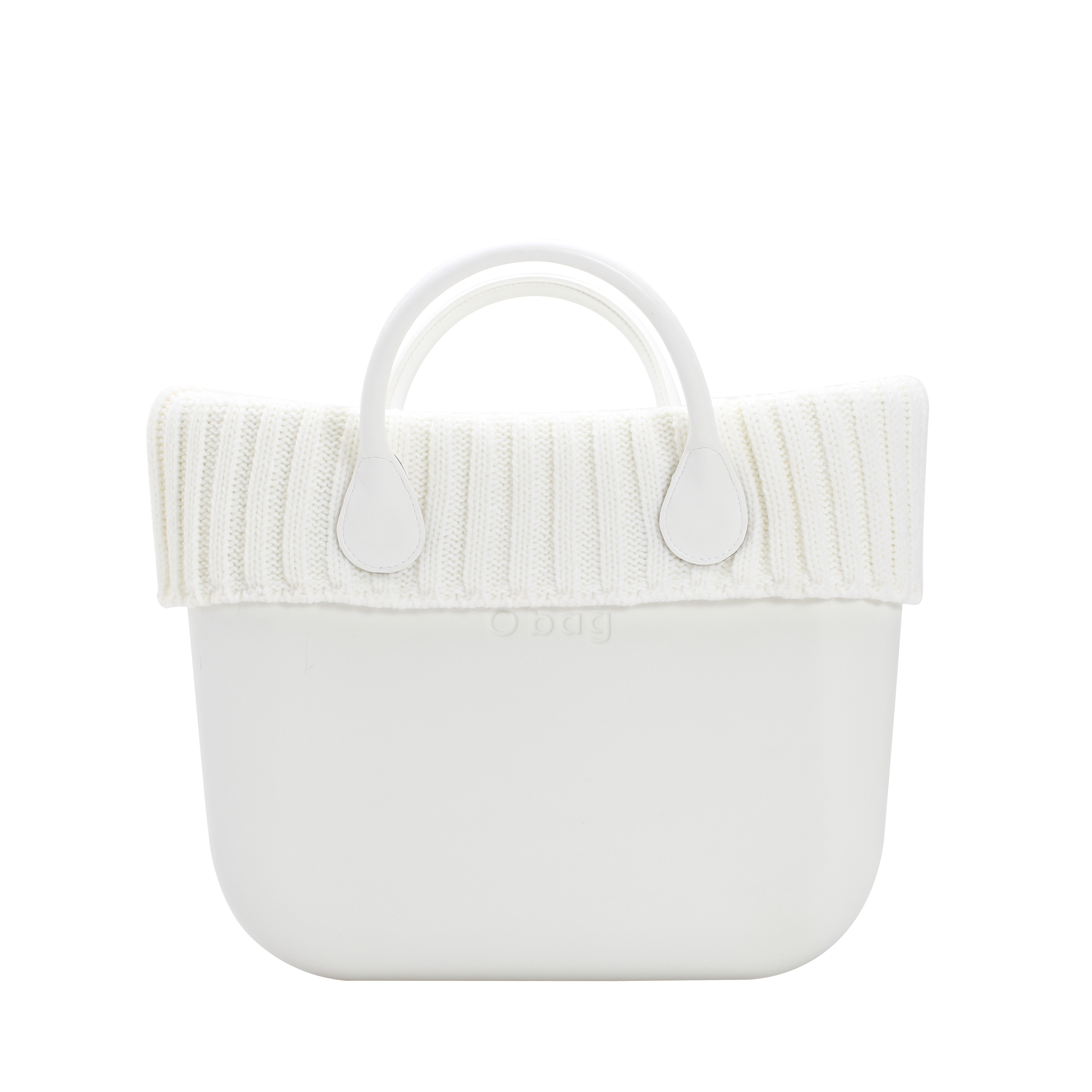 Opaska O bag standard Lana coste larghe Bianco