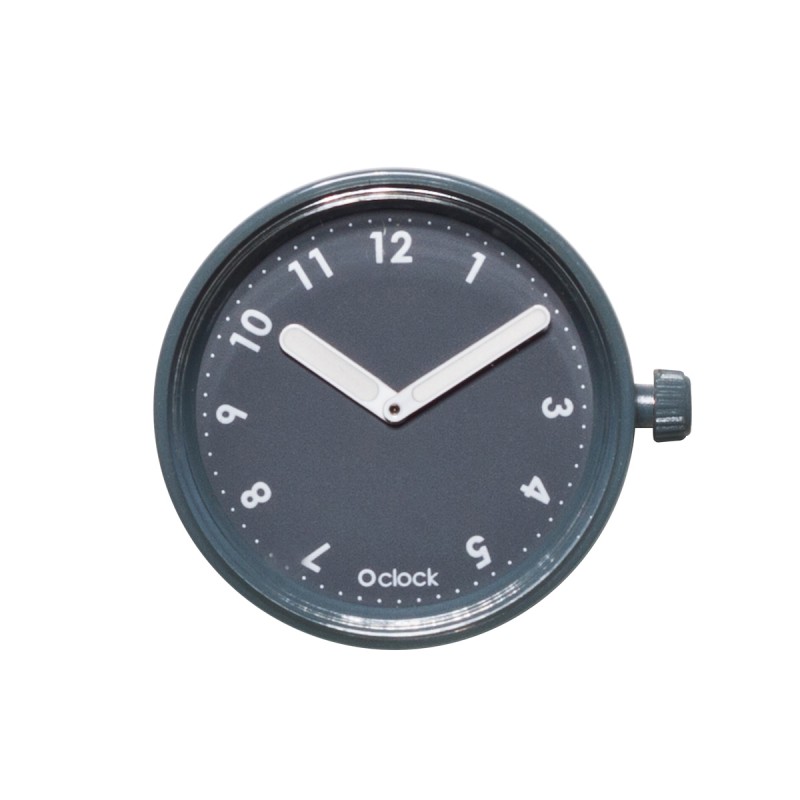Mechanizm zegarka O clock Numbers Dark grey