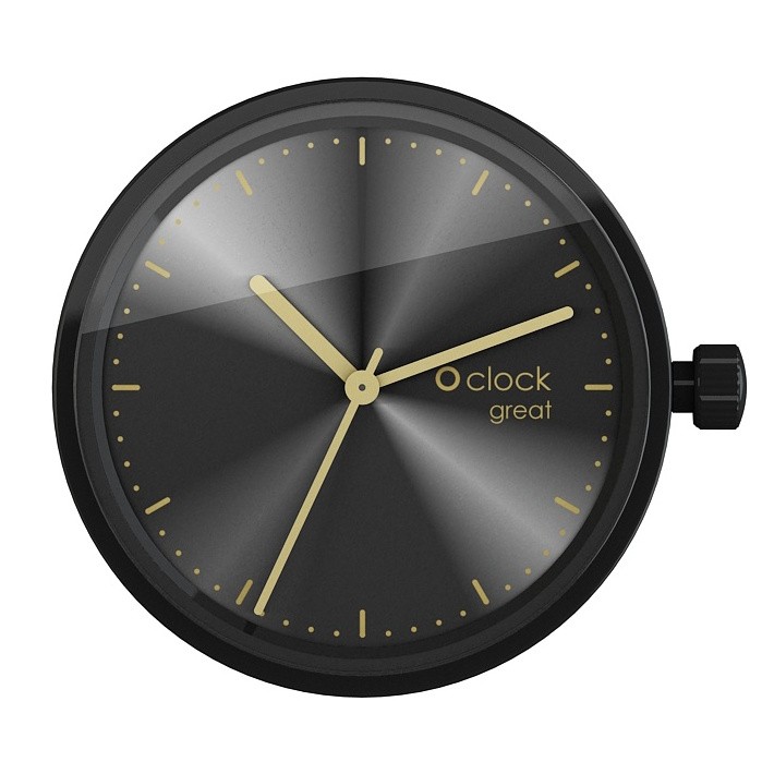 Mechanizm zegarka O clock great Soleil Black gold