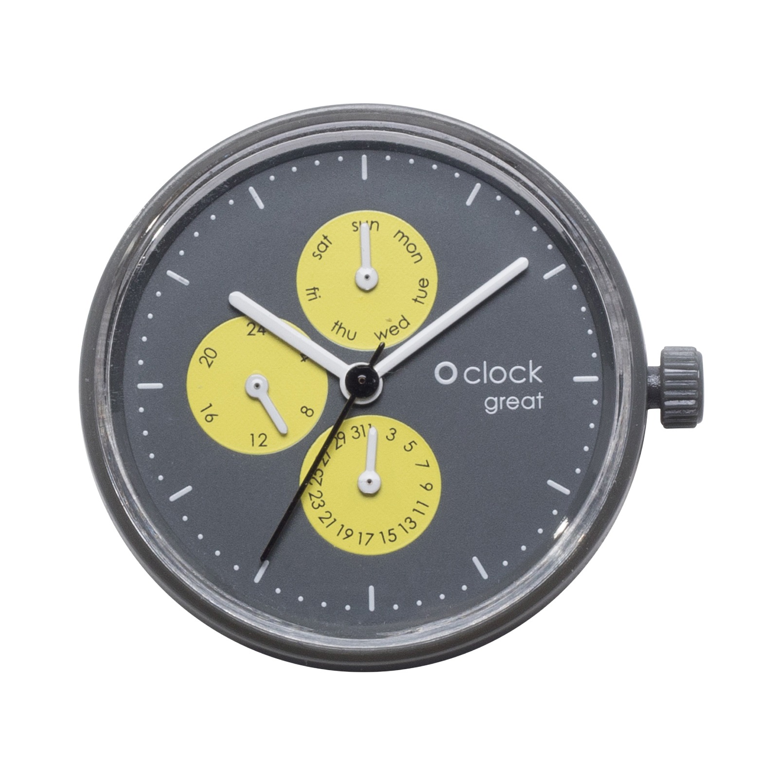 Mechanizm zegarka O clock great Date generico Fluo Lime