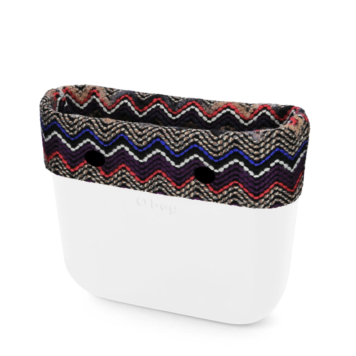 Opaska O bag mini Folk lines Melanzana