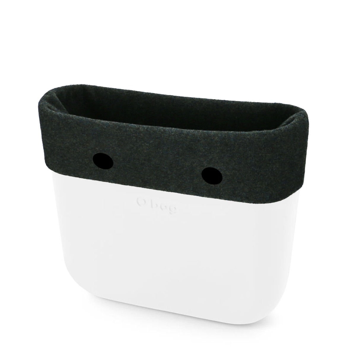 Opaska O bag mini Feltro rigato Verde scuro