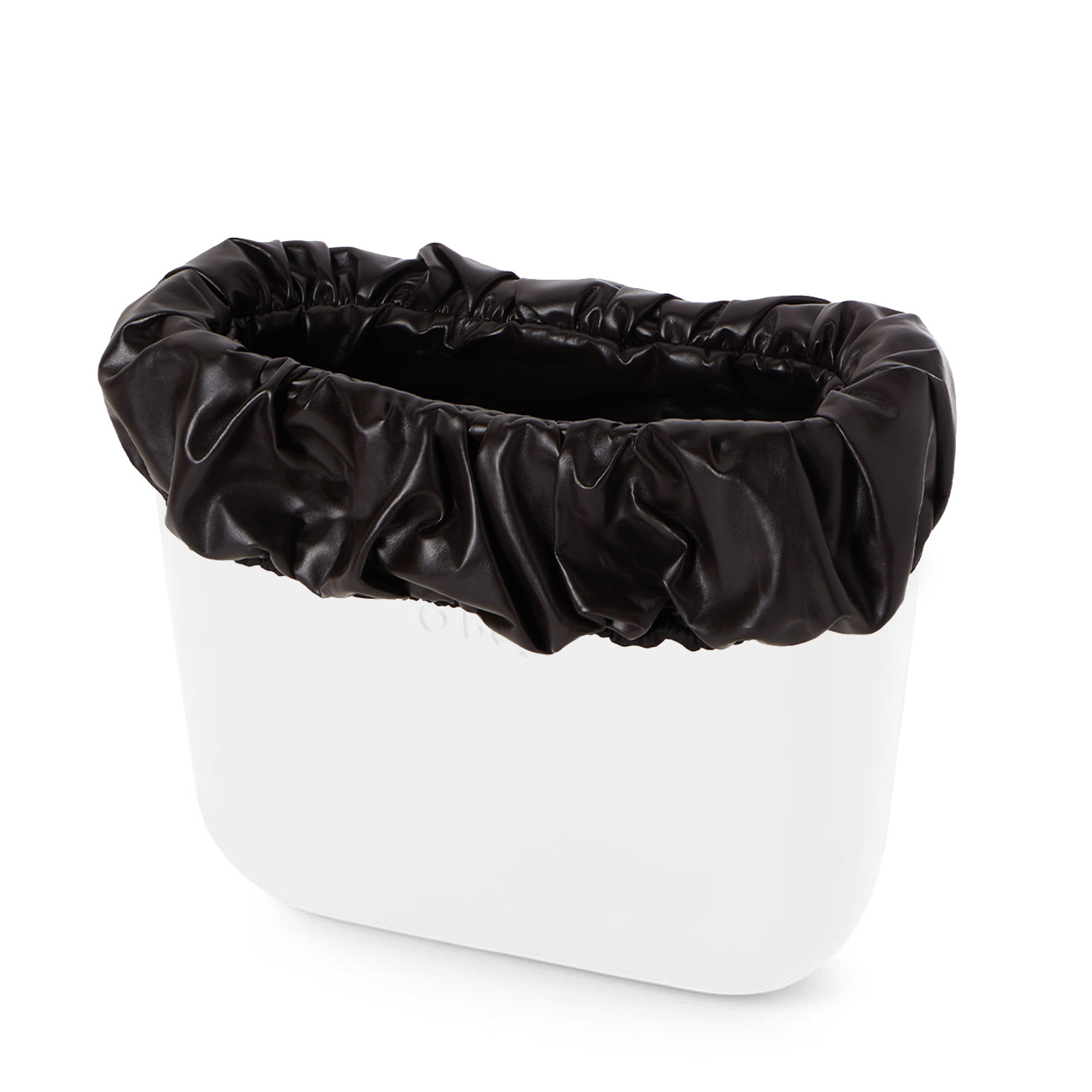 Opaska O bag mini Rouche nappa Dark brown