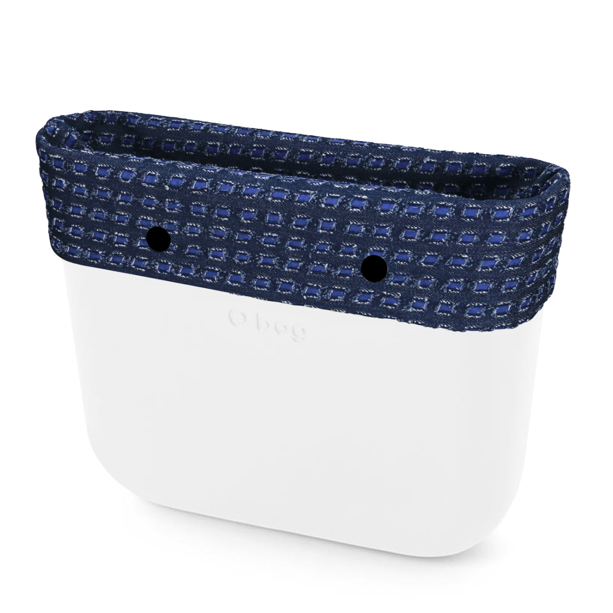 Opaska O bag standard Denim traforato Cobalto
