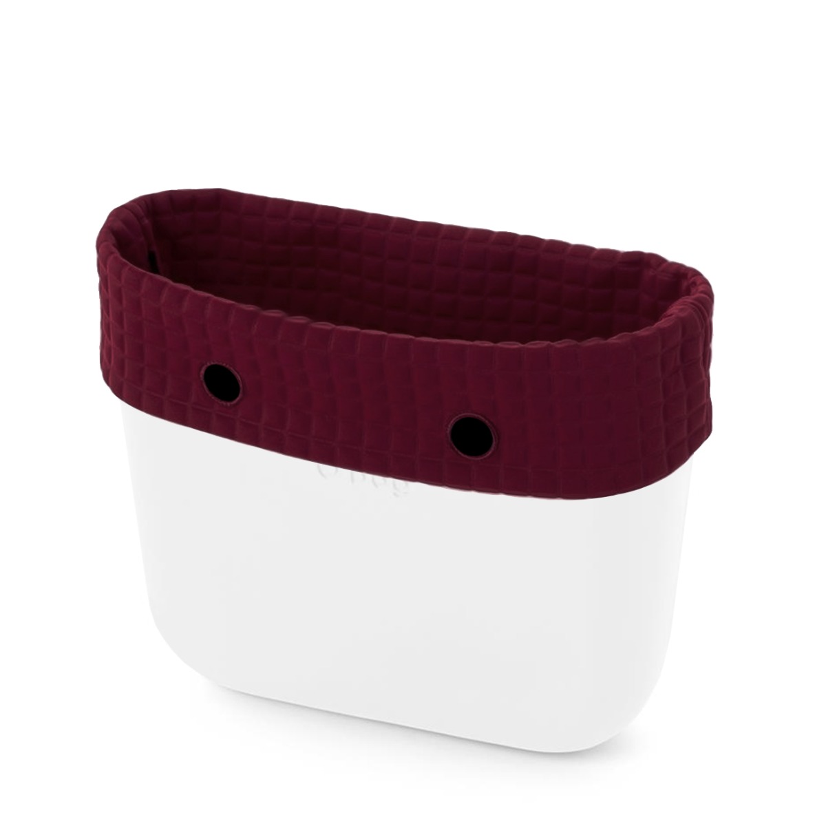 Opaska O bag mini Neoprene check Bordeaux