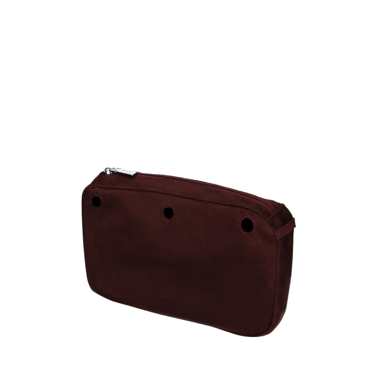 Organizer O bag glam Microfibra tinta unita Bordeaux