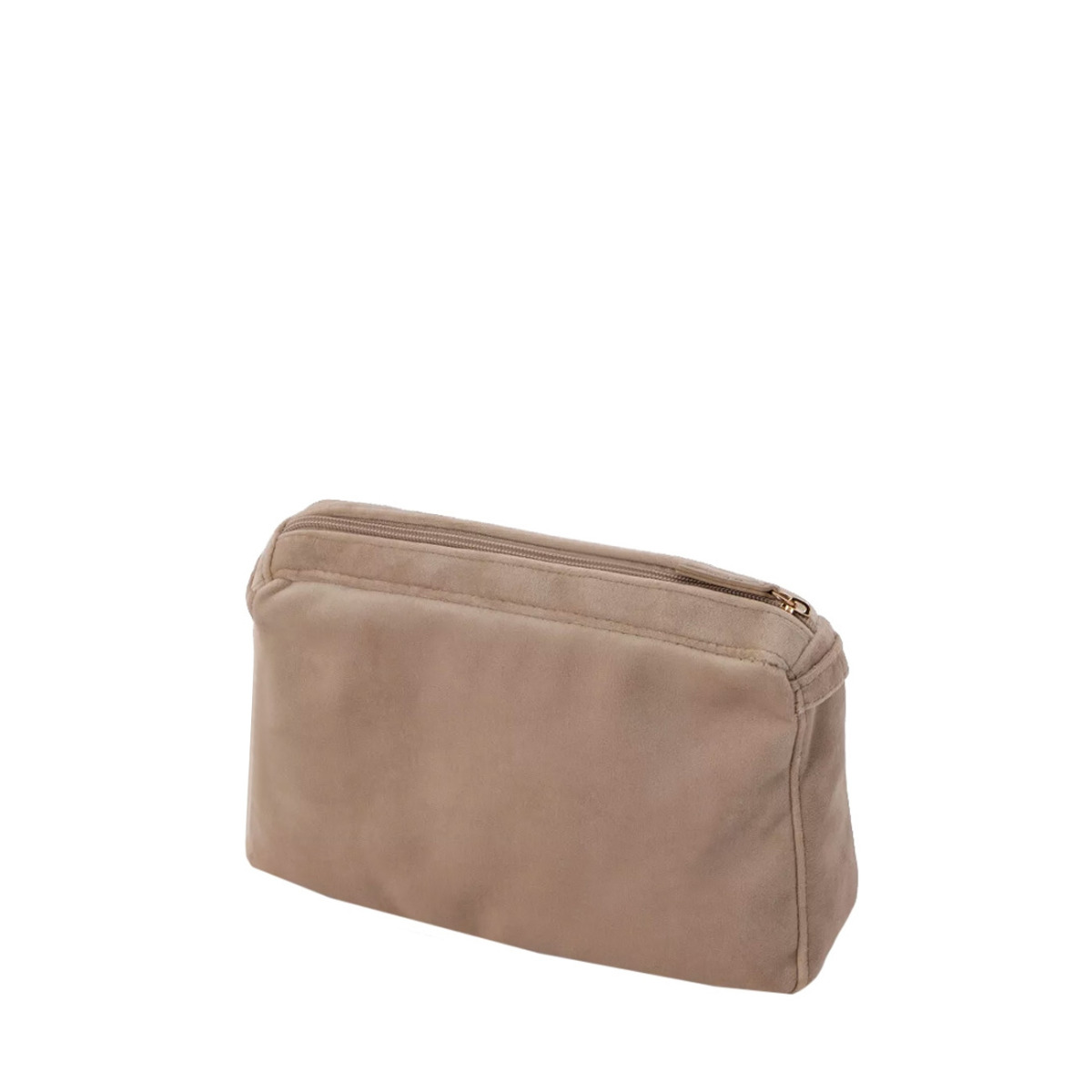 Organizer O bag glam Microfibra tinta unita Sabbia