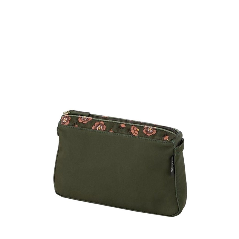 Organizer O bag glam Stampa dianthus Military