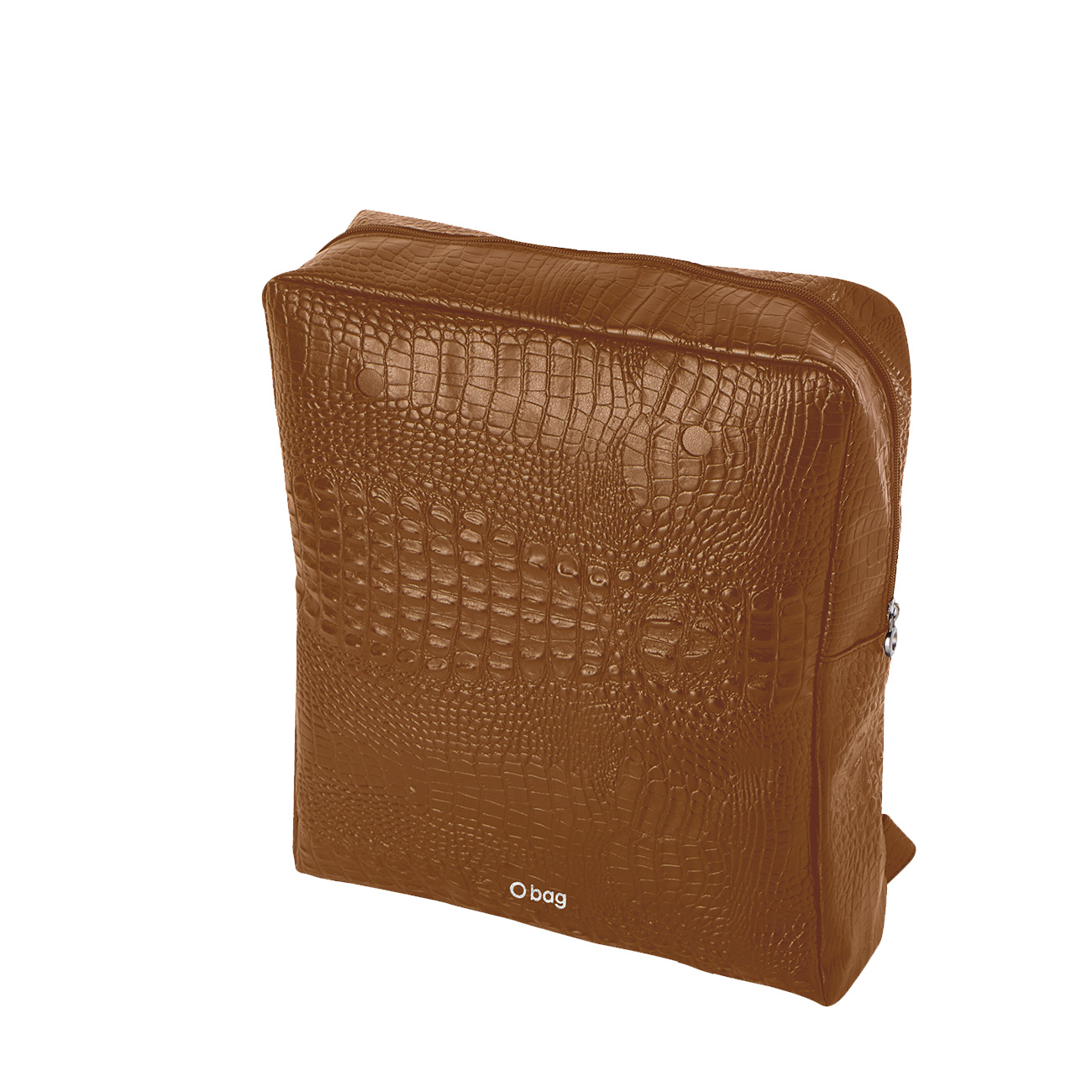 Organizer O bag square Coconut print Synthetic fibre Biscotto