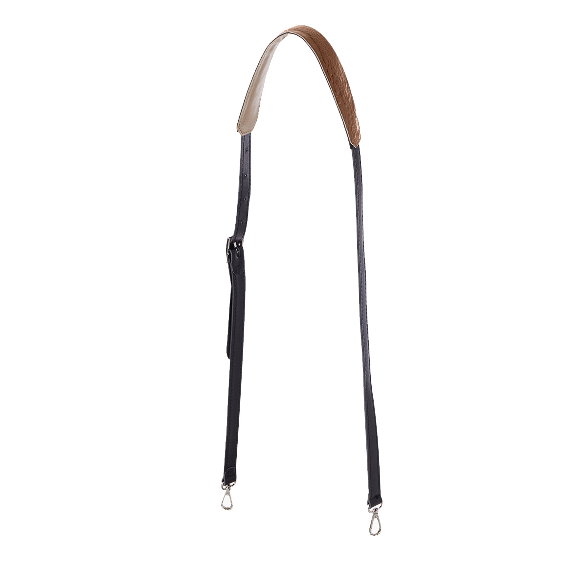 Pasek naramienny Regolabile larga con moschettoni coconut print Biscotto