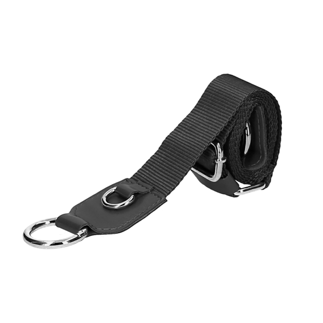 Pasek Naramienny Regolabile larga nastro nylon nappa Nero