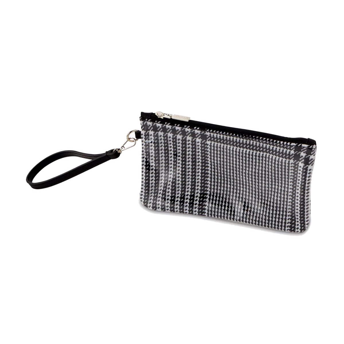 Kosmetyczka O bag PVC pied de poule Bianco nero