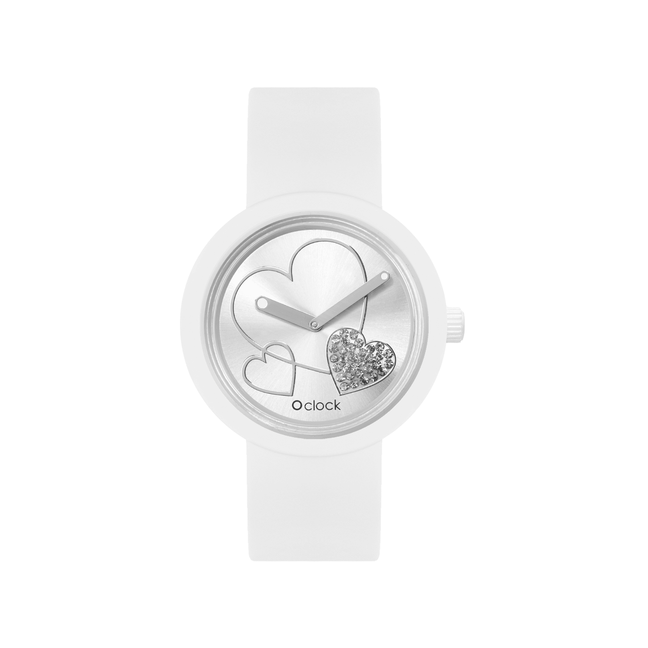 Zegarek O clock Bianco