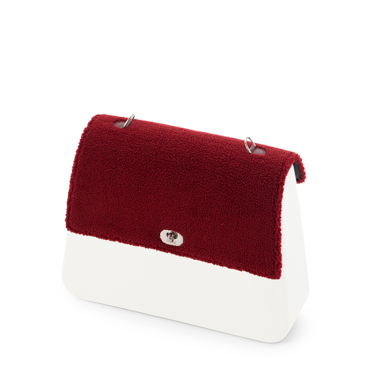 Klapka O bag queen Montoncino Bordeaux