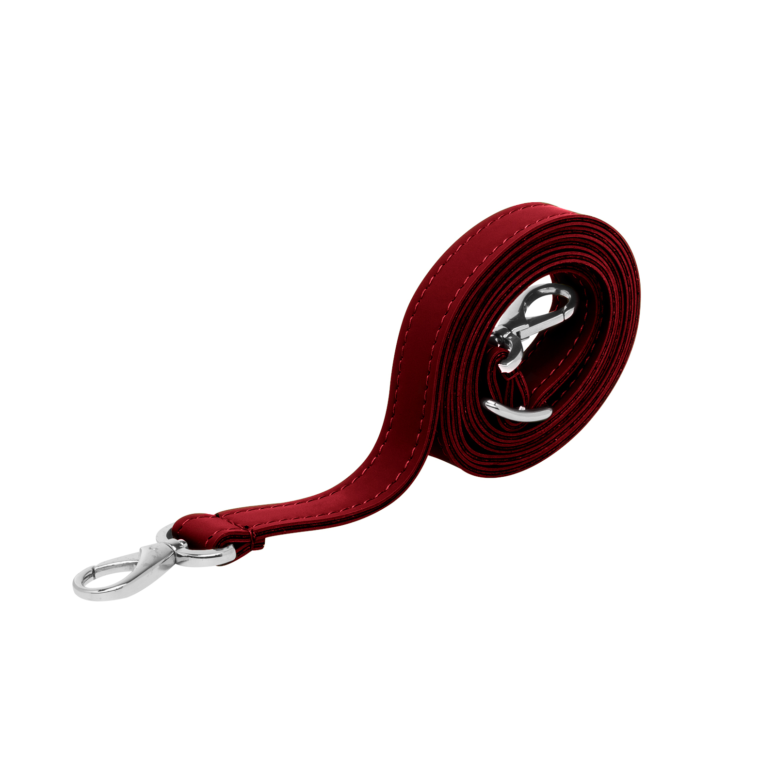 Pasek naramienny Generico stretta gommato Bordeaux metal