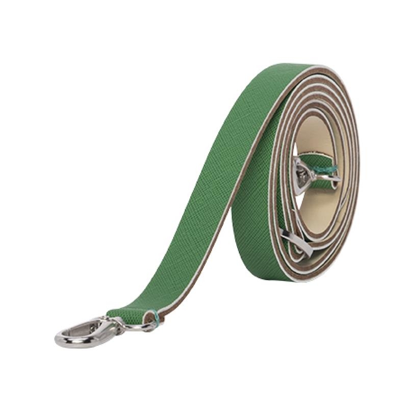 Pasek naramienny Extraslim saffiano Verde inglese