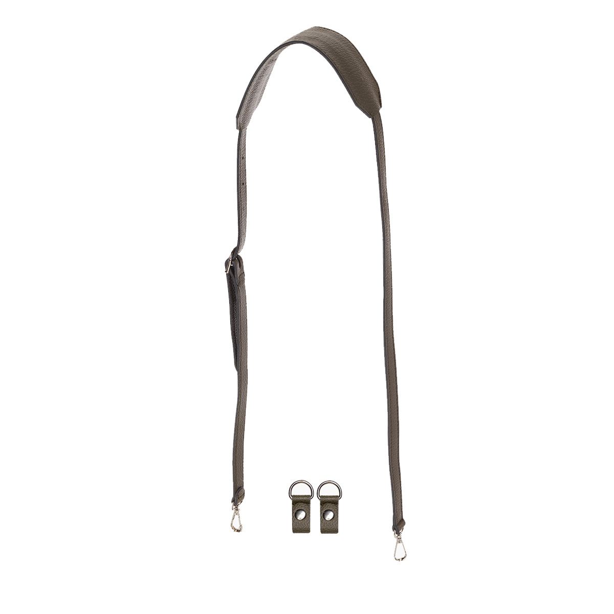 Pasek naramienny Extraslim 110 i Klipsy Shoulder Tumbled effect Lichen