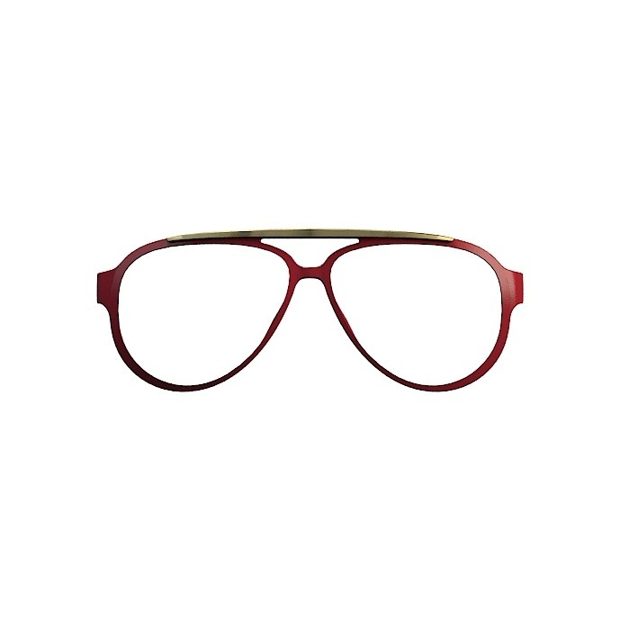 Front ramki O sun Aviator Amaranto