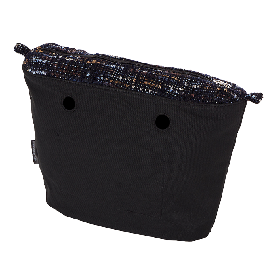 Organizer O bag standard Tweed boucle Blu navy