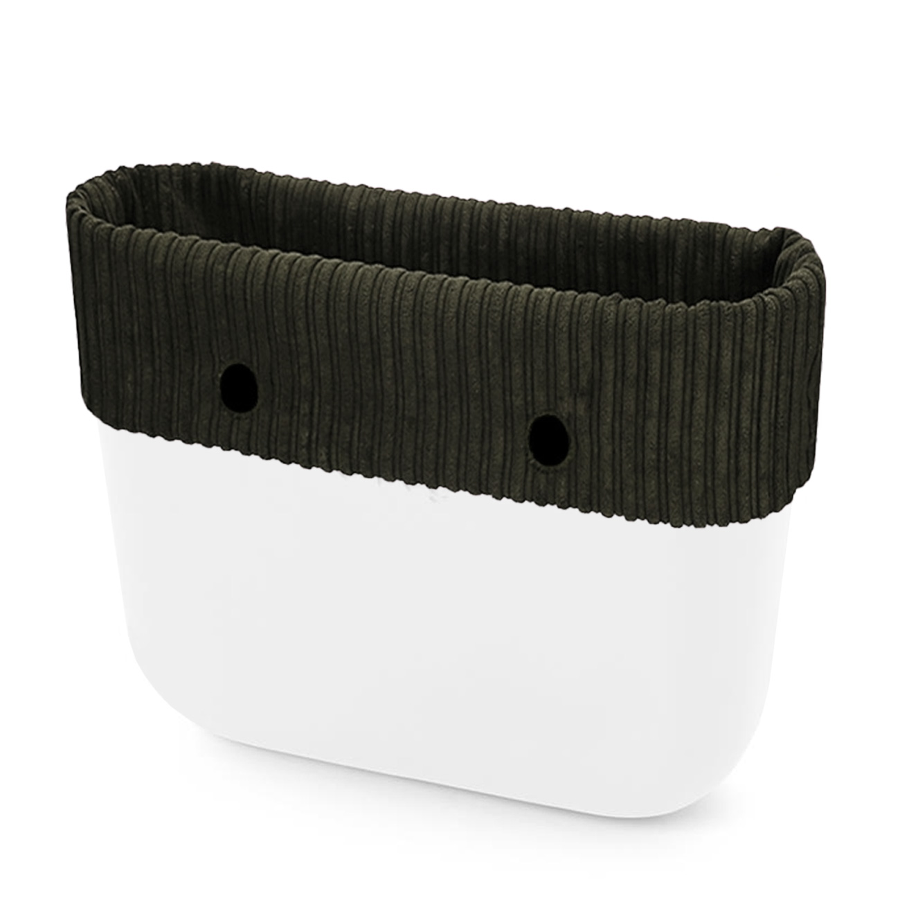 Opaska O bag standard Velluto costine Verde scuro