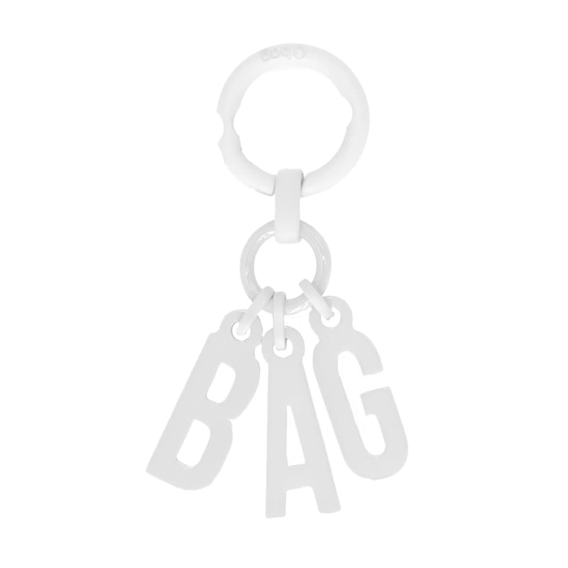 Zawieszka Lettering O bag Bianco